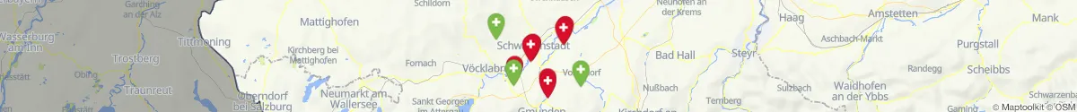 Map view for Pharmacies emergency services nearby Rüstorf (Vöcklabruck, Oberösterreich)